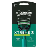 Wilkinson Sword Xtreme 3 Sensitive Disposable Razors 4 Pack