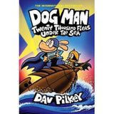 Dav Pilkey Dog Man 11 Twenty Thousand Fleas Under the Sea Paperback Storybook