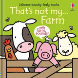 That's not my farm touch and feel sound book (British brand)