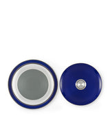 Handmade Porcelain Sugar Bowl with Vivid Mediterranean Pattern 10cm
