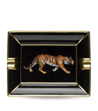 Halcyon Days tiger design trinket tray, UK version
