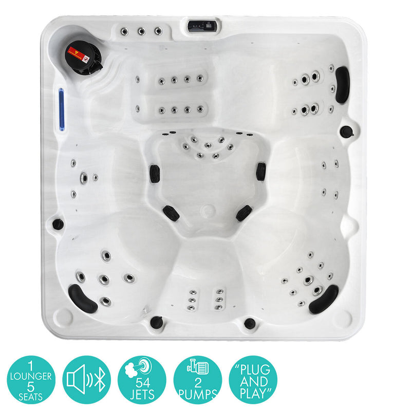 Blue Whale Spa Olive Bay 6 person hot tub - British product
