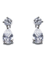 Ivory & Co Imperial Classic Crystal Teardrop Earrings 1.8cm