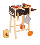 Janod Wooden Barbeque Set Kids Pretend Play Set