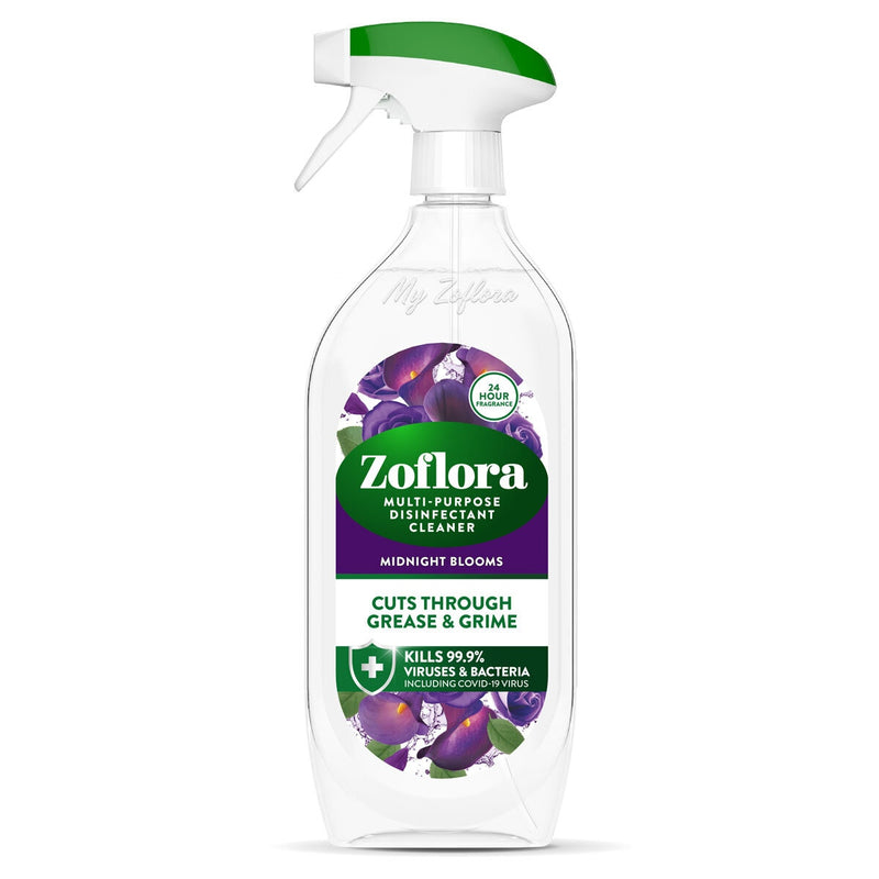Zoflora Disinfectant Cleaner Midnight Blooms 3 x 800ml (British brand)