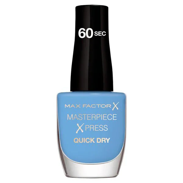 Max Factor Masterpiece Xpress nail polish Blue Me Away, imported from the UK