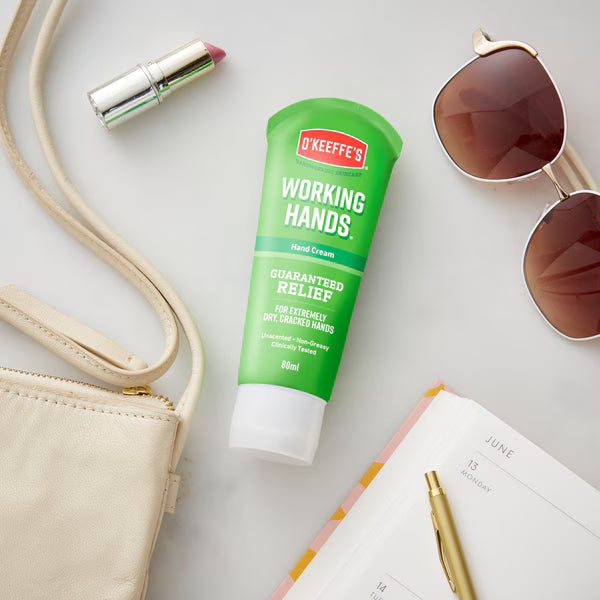 O'Keeffe's Working Hands hand cream tube 85g, imported from the UK