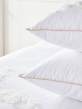 2 Pack Medium Cotton Goose Feather and Down Pillows