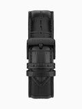 Sekonda Black Midnight 44mm Analogue Watch With Case And Leather Upper Strap With Dial