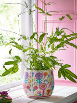 Lucy Tiffney Floral Large Ceramic Plant Pot