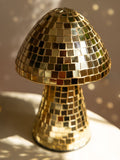 Rockett St George gold mushroom ornament 20cm x 13cm x 13cm, imported from the UK