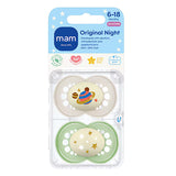 MAM Original Night Soother 6-18 Months 2 Pack
