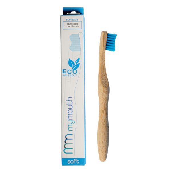MyMouth Bamboo Toothbrush Blue, imported from the UK