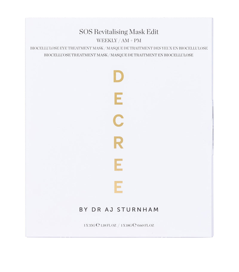 Decree SOS Revitalising Mask Edit sheet mask - British product