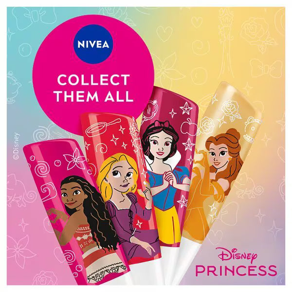 Nivea Wild Cranberry Disney Rapunzel lip balm 4.8g, imported from the UK
