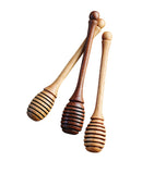 The London Honey Company hand-turned wooden honey dipper (British brand)