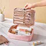 Livingandhome Portable Travel Makeup Bag Large Polyester Case, UK version