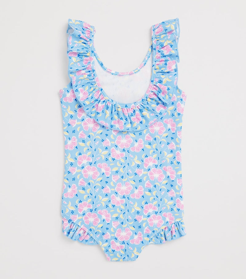 Louise Misha Floral Ruffle-Trim Andrea children's swimsuit 24 months, UK version