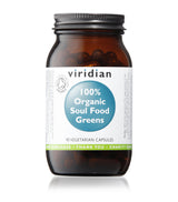Viridian 100% Organic Soul Food Greens Supplement 90 Capsules