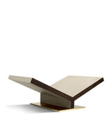 Assouline Walnut Leather Classic Collector Bookstand