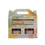 Wanderflower Foot Therapy Gift Set 3 Piece Foot Care