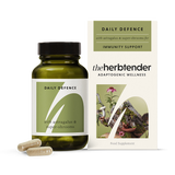 The Herbtender Daily Defence with Astragalus and Super-shrooms Immune Support Capsules 60 Pack