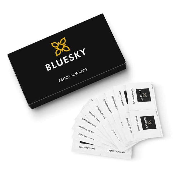 Bluesky acetone gel polish remover wraps 100 pack, UK version