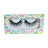 Space Baby Love Letter Strip Lashes False Eyelashes Faux Mink