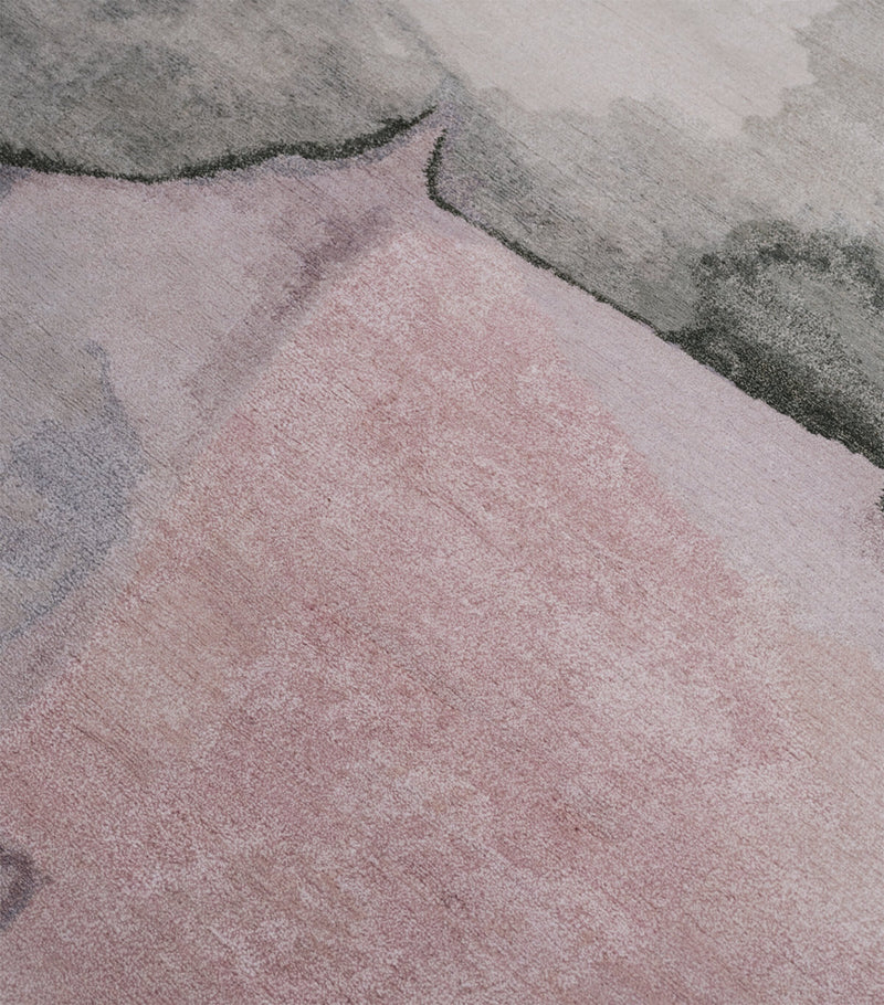 The Rug Company Maya Opal Wool-Nettle Rug 2.74m x 1.83m (British brand)