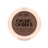 Barry M Chisel Cheeks Cream Powder Contour Duo Dark