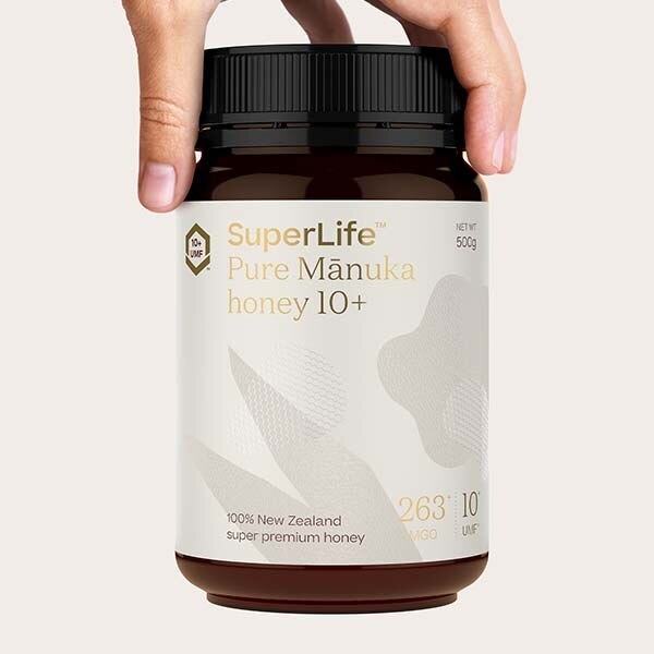 SuperLife Pure Manuka Honey 10+ MGO 263+ 500g GOODS Superdrug