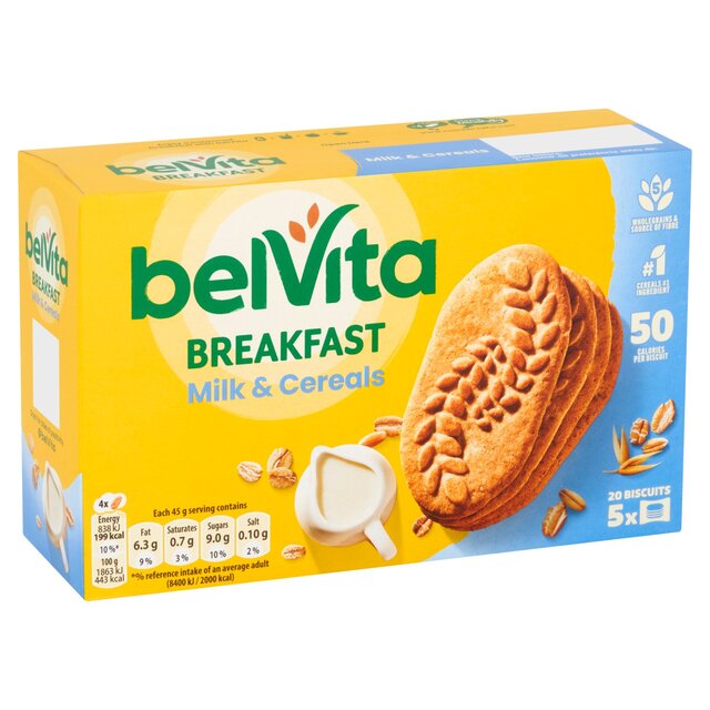 Belvita Milk & Cereals Breakfast Biscuits 5 per pack - McGrocer