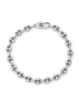 Tateossian Sterling Silver Marine Link Chain Bracelet