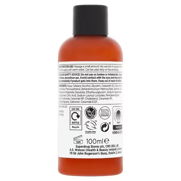 Me+ Hyaluronic Acid Cleanser 100ml imported from the UK