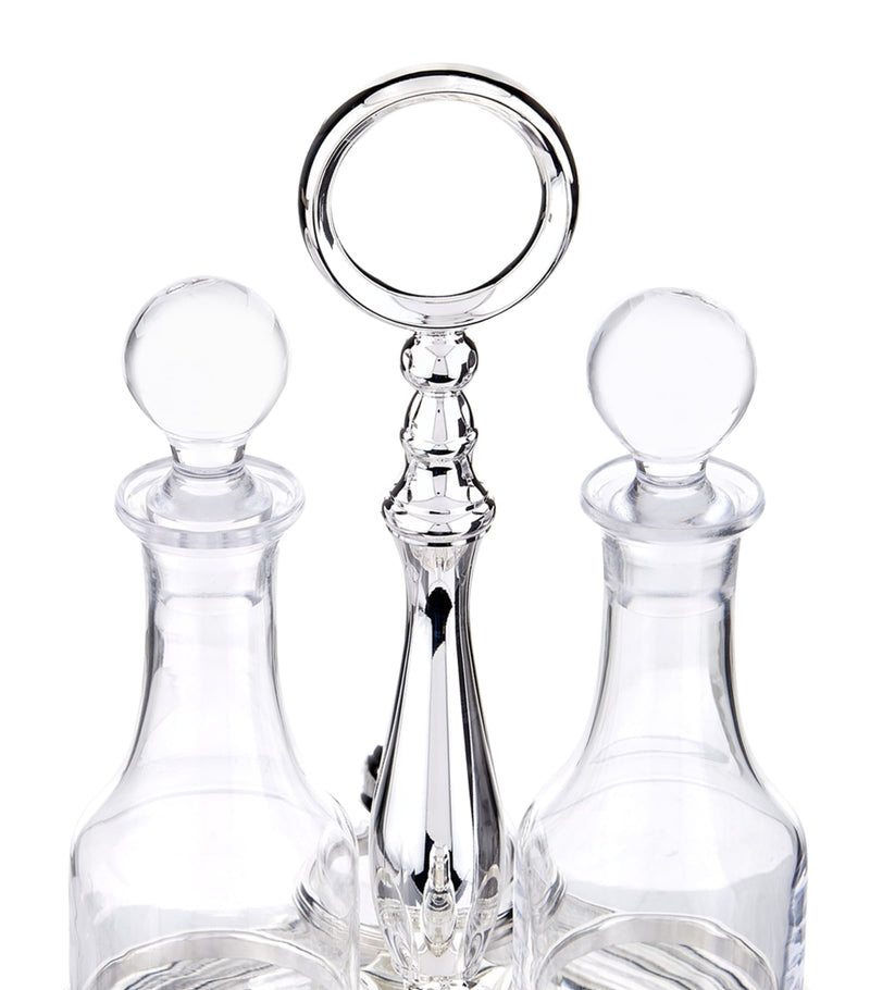 Greggio Silver Plated Georgian Cruet Set