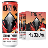 TENZING Natural Energy Pineapple & Passionfruit BCAA Pack 4 x 330ml - McGrocer