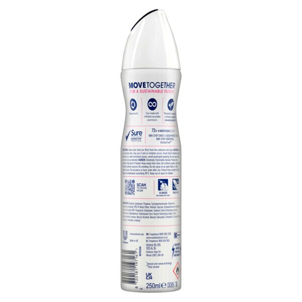 Sure Antiperspirant Deo Aerosol Nonstop Bright Bouquet 250ml GOODS Superdrug