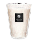 Baobab Collection White Pearls Pillar Candle 24cm