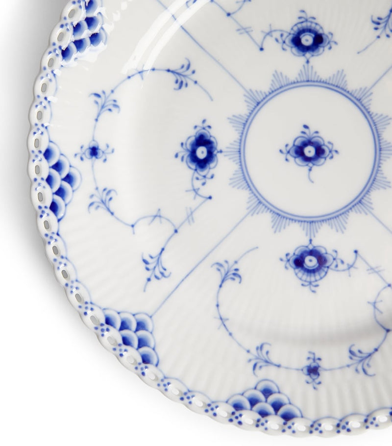 Royal Copenhagen Blue Fluted Full Lace plate 19cm, imported from the UK