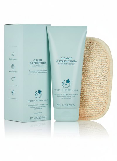 Liz Earle Cleanse Polish Body Gentle Mitt Cleanser Exfoliating Body Cleanser 200ml