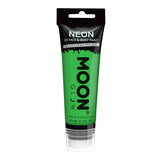 Moon Glow Neon UV Face Paint Green with Sponge Applicator 75ml