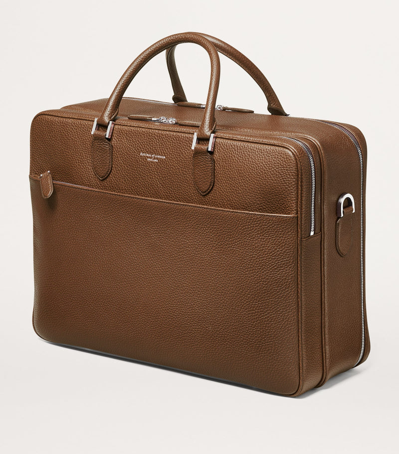 Aspinal Of London Leather 48 Hour Mount Street Travel Bag
