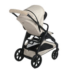 Fendi kids shearling-trim logo stroller - British product