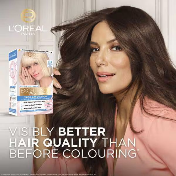 L'Oreal Paris Excellence Pure Blonde hair dye, UK version