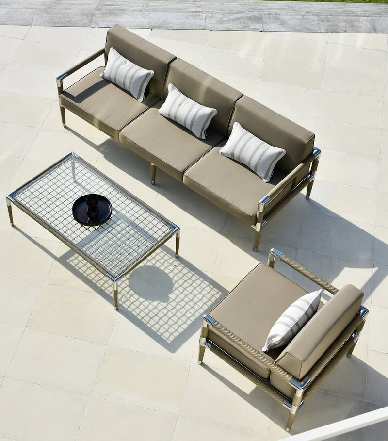 Indian Ocean Marina outdoor 3-seater sofa, UK version