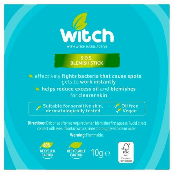 Witch Naturally Clear Blemish Stick 10g GOODS Superdrug
