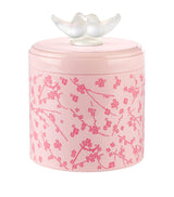 Lalique Large Rose Nebula Fleurs de Cerisier Box