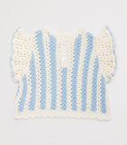 Louise Misha cotton crochet Lyse top 6-24 months, UK version