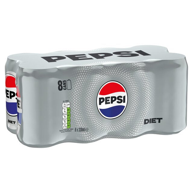 Pepsi Diet 8 x 330ml - McGrocer