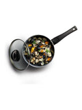 Masterclass Grey Ceramic Coated Saucepan 18cm, imported from the UK